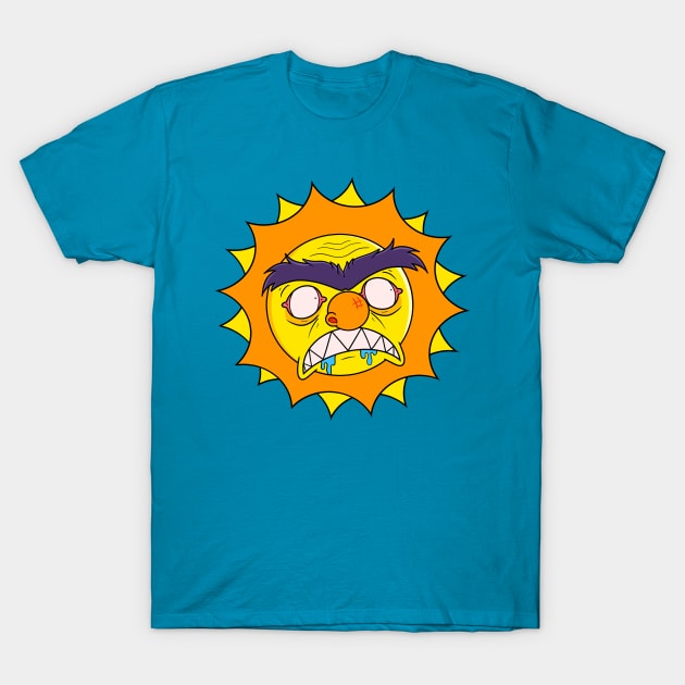 Pissed Off Sun T-Shirt by Get A Klu Comics